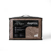 Sleeptime Lazy Velvet dekbed zonder overtrek incl. kussensloop - Taupe/Bruin