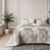 Sleeptime Lazy dekbed zonder overtrek Checkered - Excl. kussensloop - Beige/Grijs - kamerfoto
