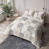 Sleeptime Lazy dekbed zonder overtrek Checkered - Excl. kussensloop - Beige/Grijs - sfeerfoto