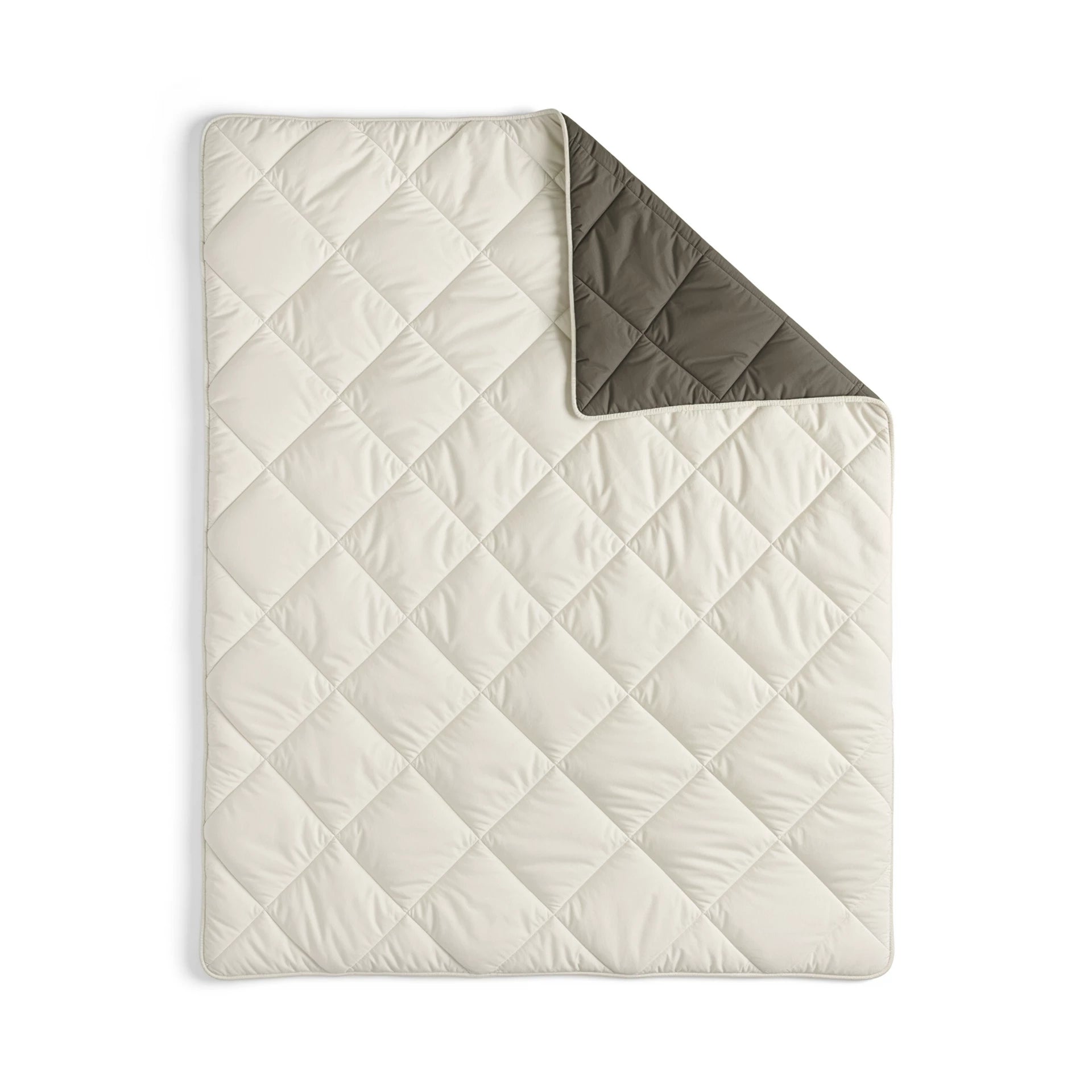 Sleeptime Lazy dekbed zonder overtrek Diamond incl. kussensloop - Crème/Kaki