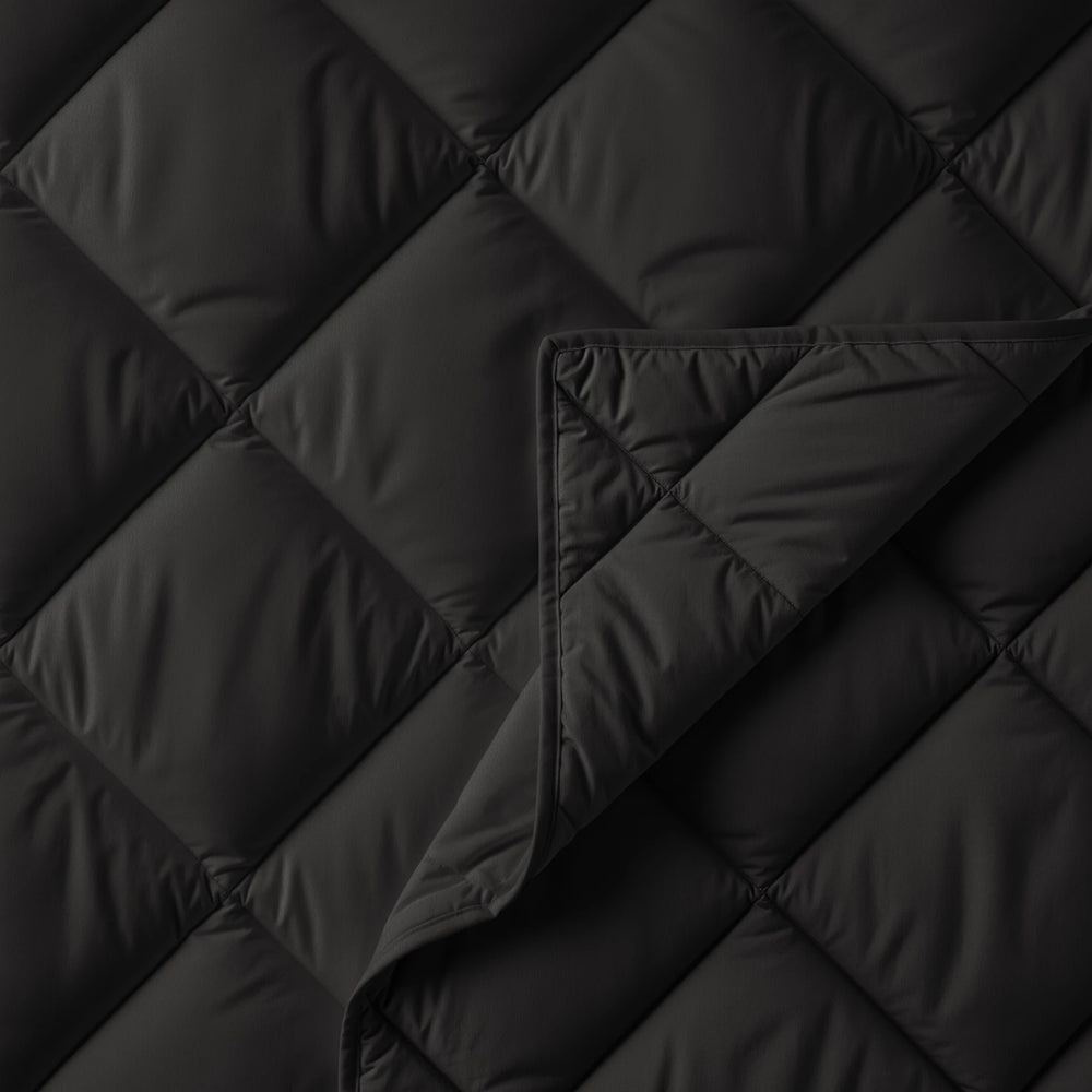 Sleeptime Lazy dekbed zonder overtrek Diamond incl. kussensloop - Zwart