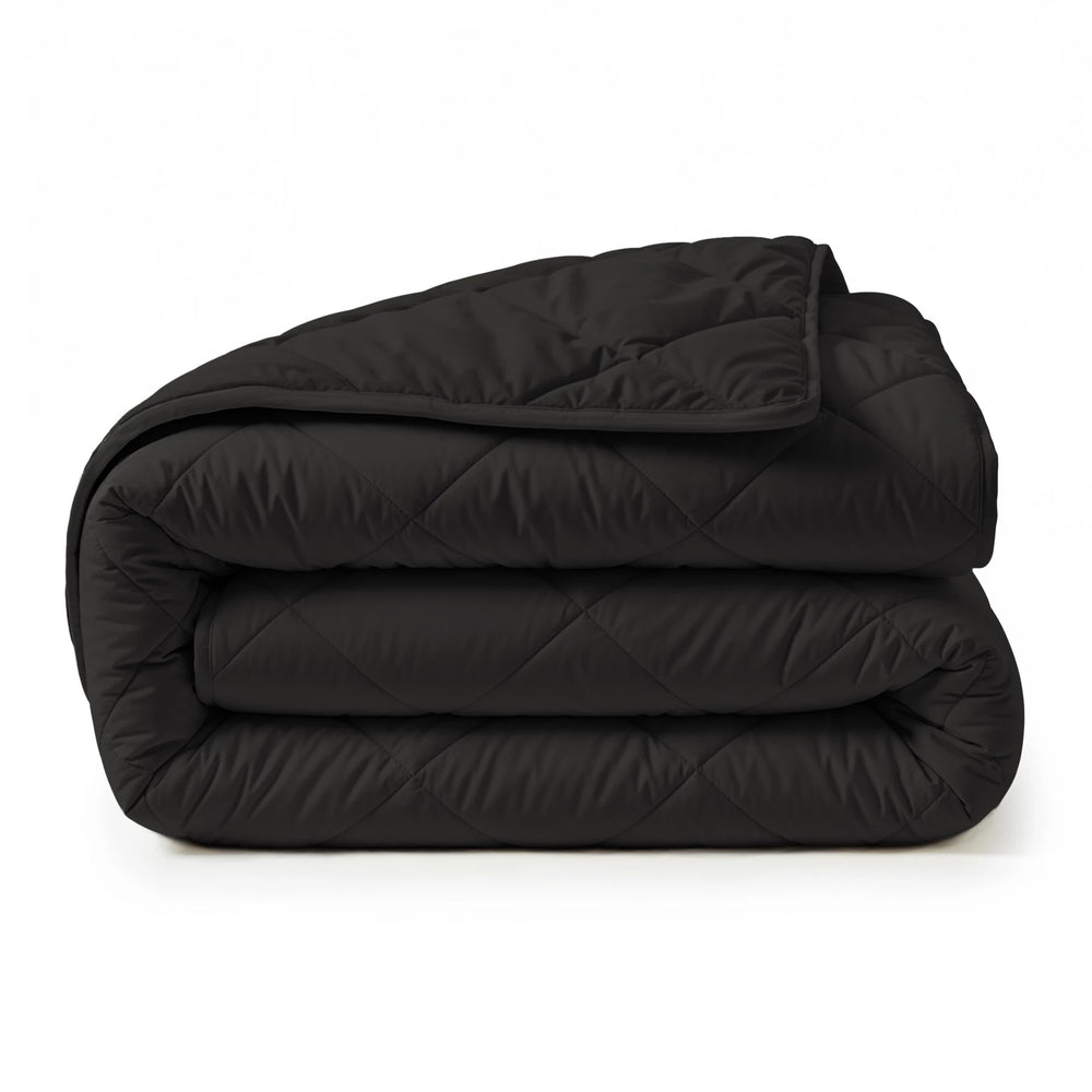 Sleeptime Lazy dekbed zonder overtrek Diamond incl. kussensloop - Zwart