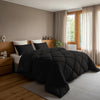 Sleeptime Lazy dekbed zonder overtrek Diamond incl. kussensloop - Zwart