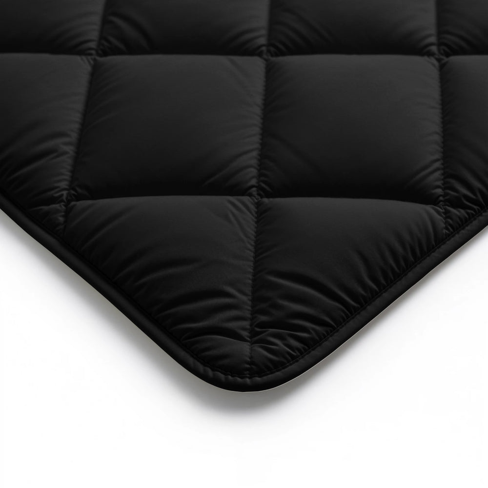 Sleeptime Lazy dekbed zonder overtrek Diamond incl. kussensloop - Zwart/blauw