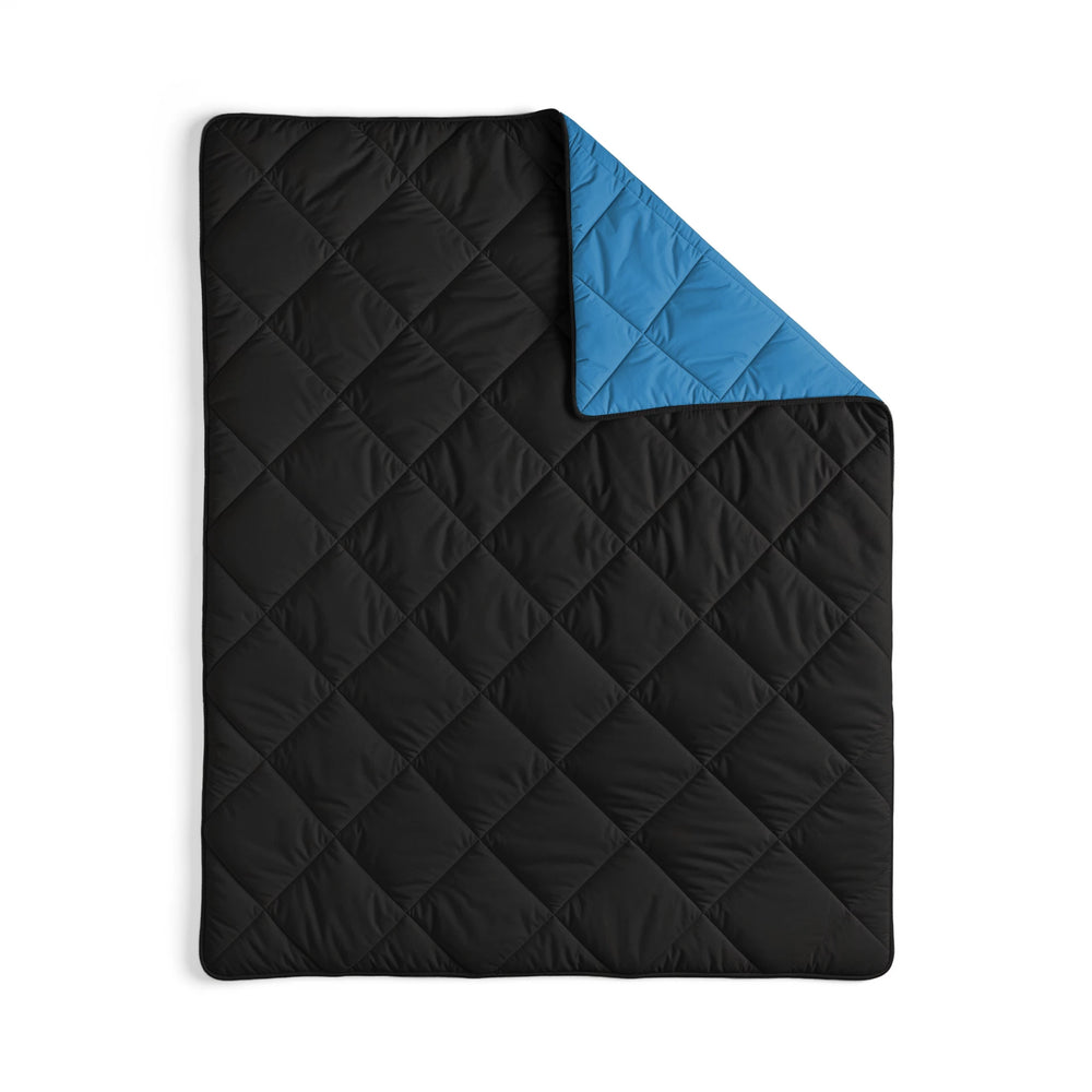 Sleeptime Lazy dekbed zonder overtrek Diamond incl. kussensloop - Zwart/blauw