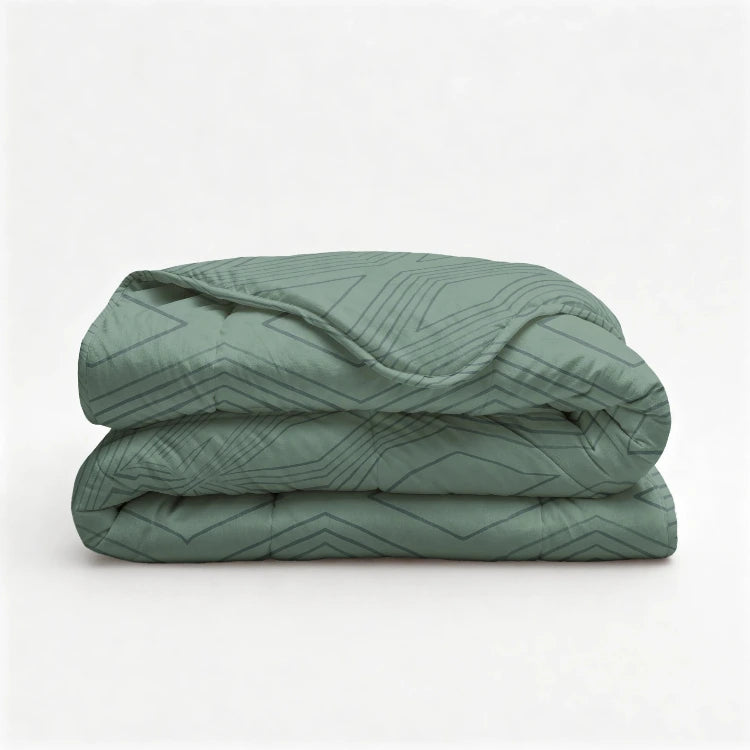 Sleeptime Lazy dekbed zonder overtrek Dorian incl. kussensloop - groen - dekbed