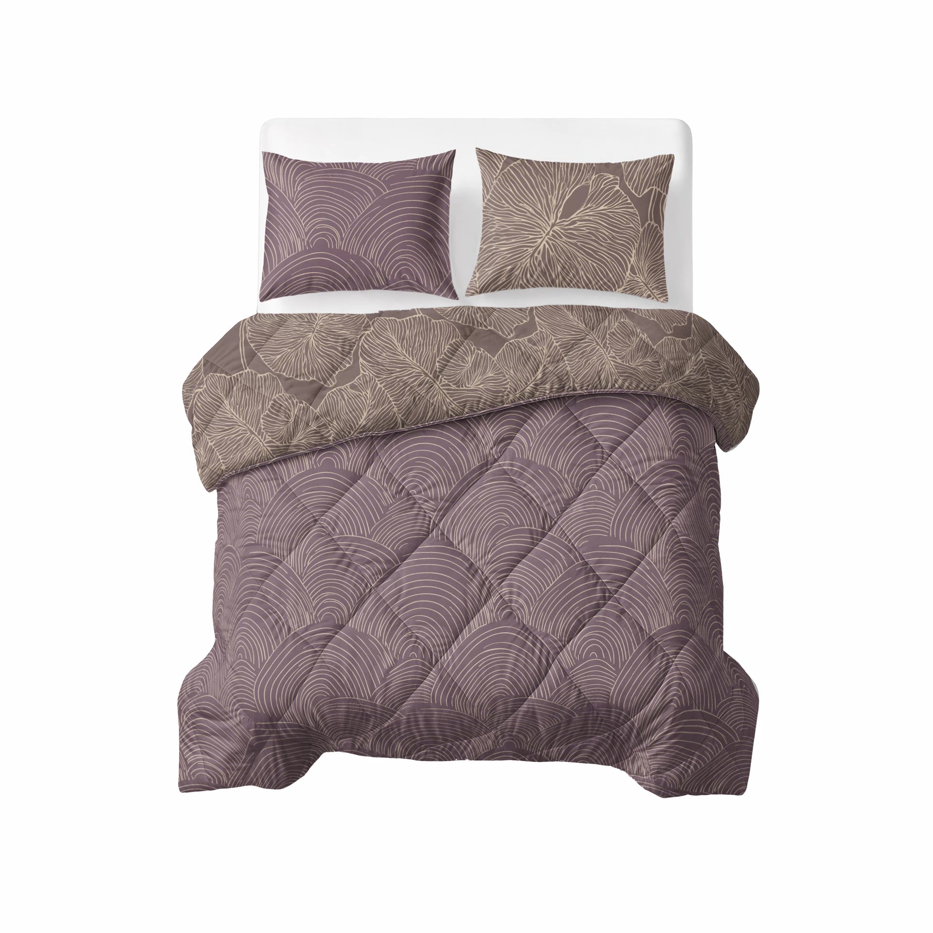 Sleeptime Lazy dekbed zonder overtrek Dreamy incl. kussensloop - Mauve