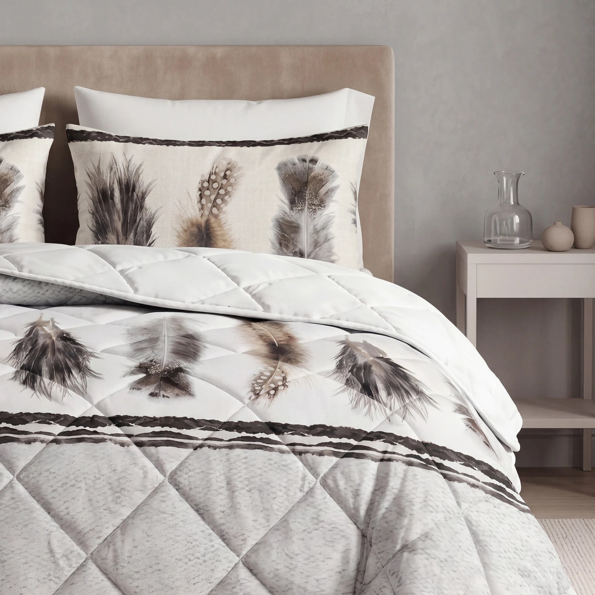 Sleeptime Lazy dekbed zonder overtrek Feathers 3 incl. kussensloop - kamer