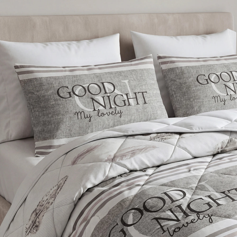Sleeptime Lazy dekbed zonder overtrek Goodnight incl. kussensloop - slaapkamer