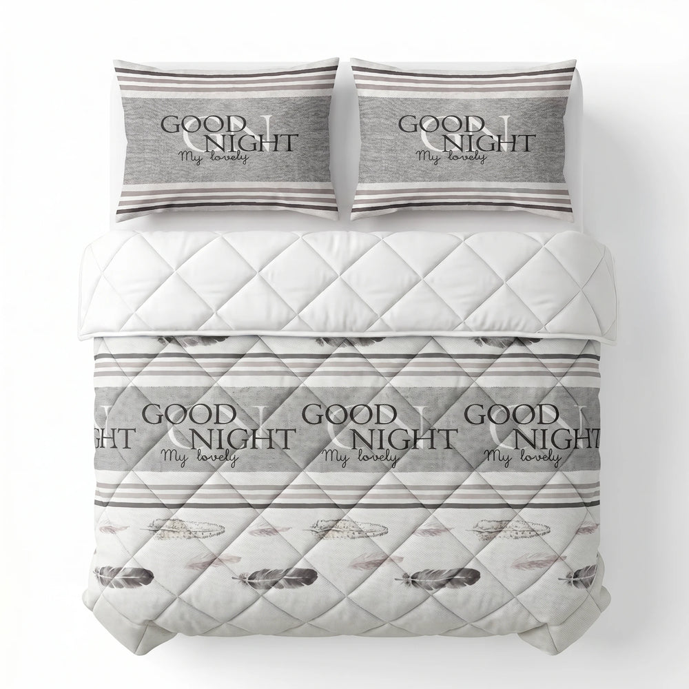 Sleeptime Lazy dekbed zonder overtrek Goodnight incl. kussensloop - tweepersoons