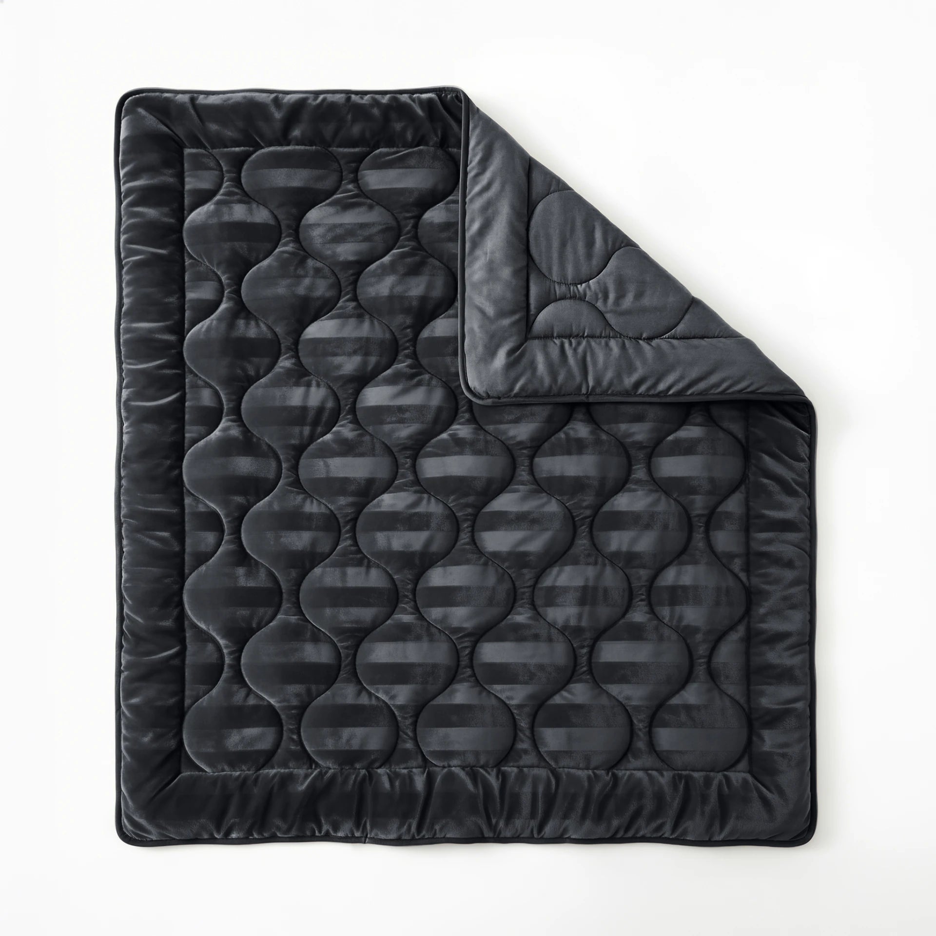 Sleeptime Lazy dekbed zonder overtrek Hotel Velvet excl. kussensloop - Antraciet - dekbed