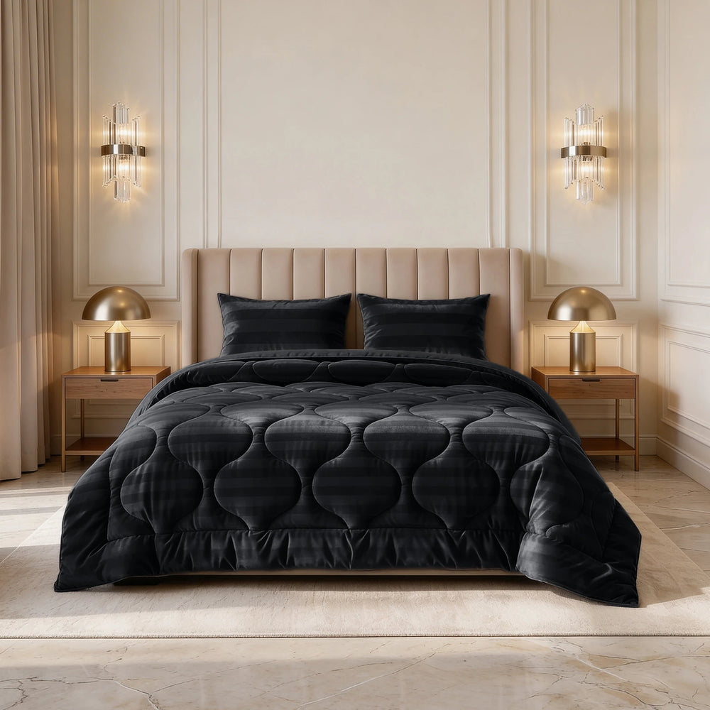 Sleeptime Lazy dekbed zonder overtrek Hotel Velvet excl. kussensloop - Antraciet - kameraanzicht