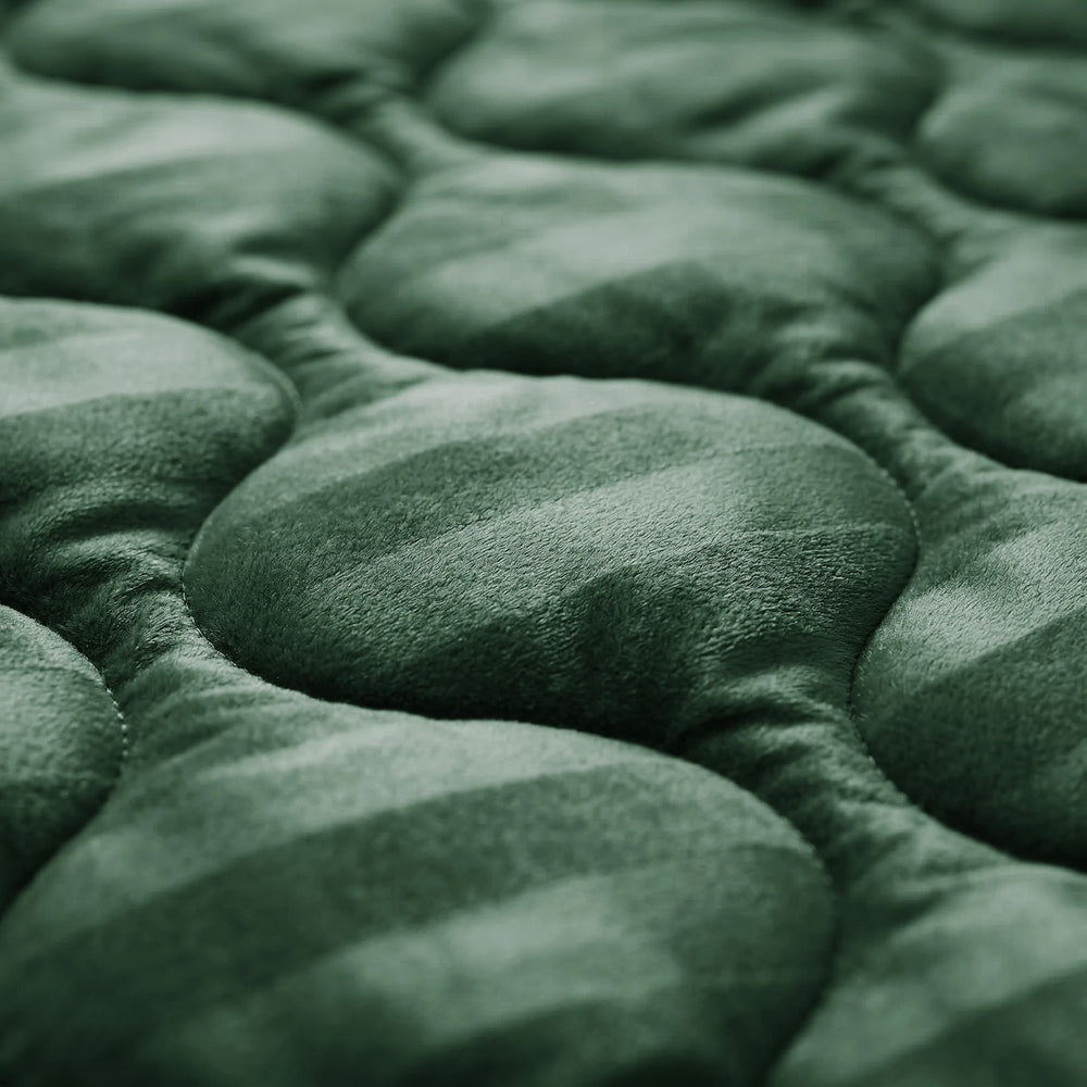 Sleeptime Lazy dekbed zonder overtrek Hotel Velvet excl. kussensloop - Donker Groen