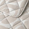 Sleeptime Lazy dekbed zonder overtrek Kello incl. kussensloop - Taupe/zand - detail