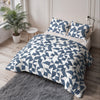 Sleeptime Lazy dekbed zonder overtrek Mado incl. kussensloop - Wit/blauw - bovenaanzicht