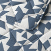 Sleeptime Lazy dekbed zonder overtrek Mado incl. kussensloop - Wit/blauw - detail