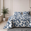 Sleeptime Lazy dekbed zonder overtrek Mado incl. kussensloop - Wit/blauw - sfeerfoto