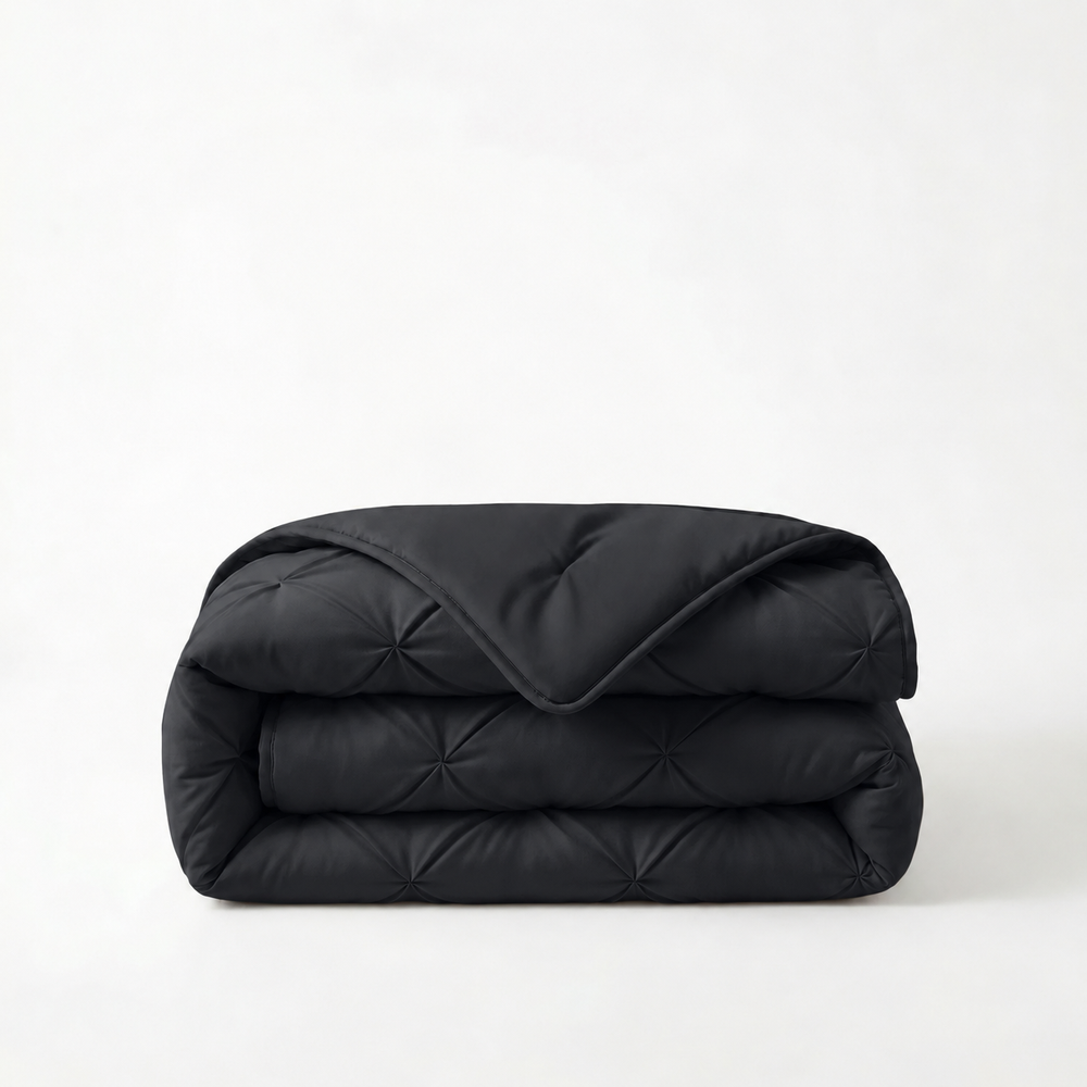 Sleeptime Lazy dekbed zonder overtrek Pintuck - Excl. kussensloop - Antraciet