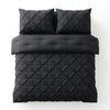 Sleeptime Lazy dekbed zonder overtrek Pintuck - Excl. kussensloop - Antraciet - tweepersoons