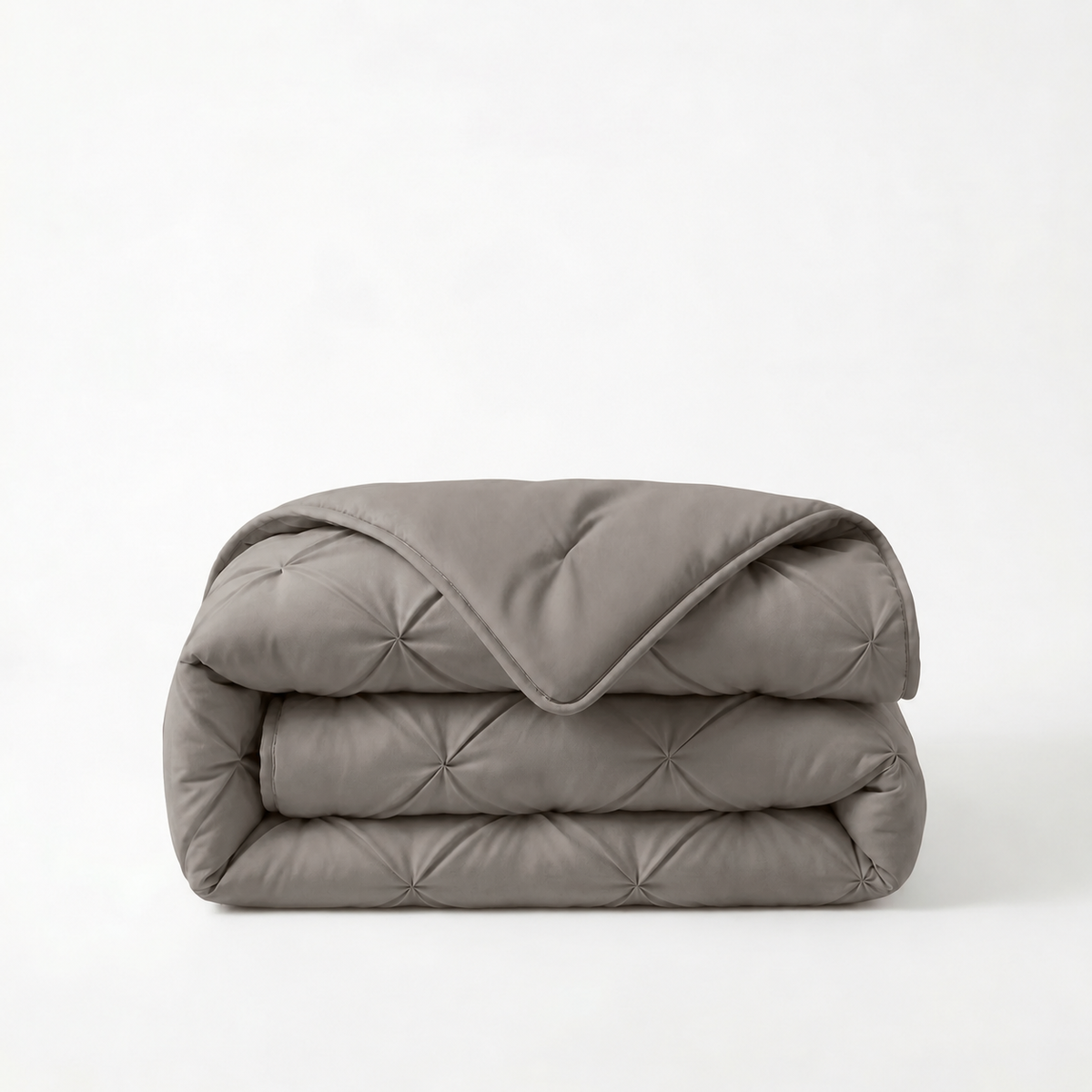 Sleeptime Lazy dekbed zonder overtrek Pintuck - Excl. kussensloop - Grijs