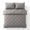 Sleeptime Lazy dekbed zonder overtrek Pintuck - Excl. kussensloop - Grijs - tweepersoons