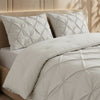 Sleeptime Lazy dekbed zonder overtrek Pintuck - Excl. kussensloop - Off White - bed aanzicht