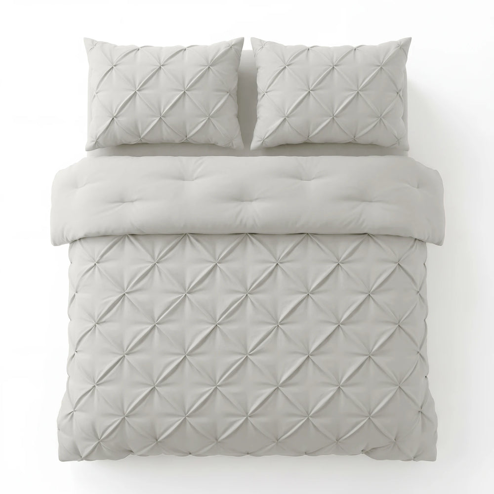 Sleeptime Lazy dekbed zonder overtrek Pintuck - Excl. kussensloop - Off White - tweepersoons
