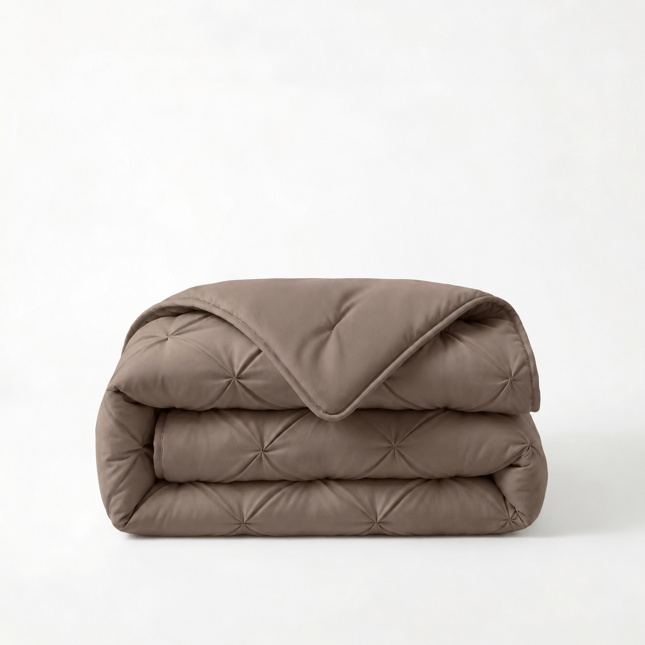 Sleeptime Lazy dekbed zonder overtrek Pintuck - Excl. kussensloop - Taupe