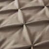 Sleeptime Lazy dekbed zonder overtrek Pintuck - Excl. kussensloop - Taupe - dekbed stof