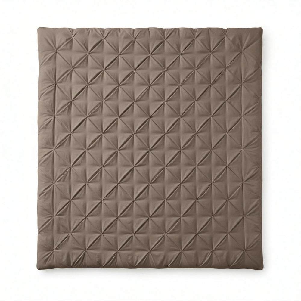 Sleeptime Lazy dekbed zonder overtrek Pintuck - Excl. kussensloop - Taupe - deken