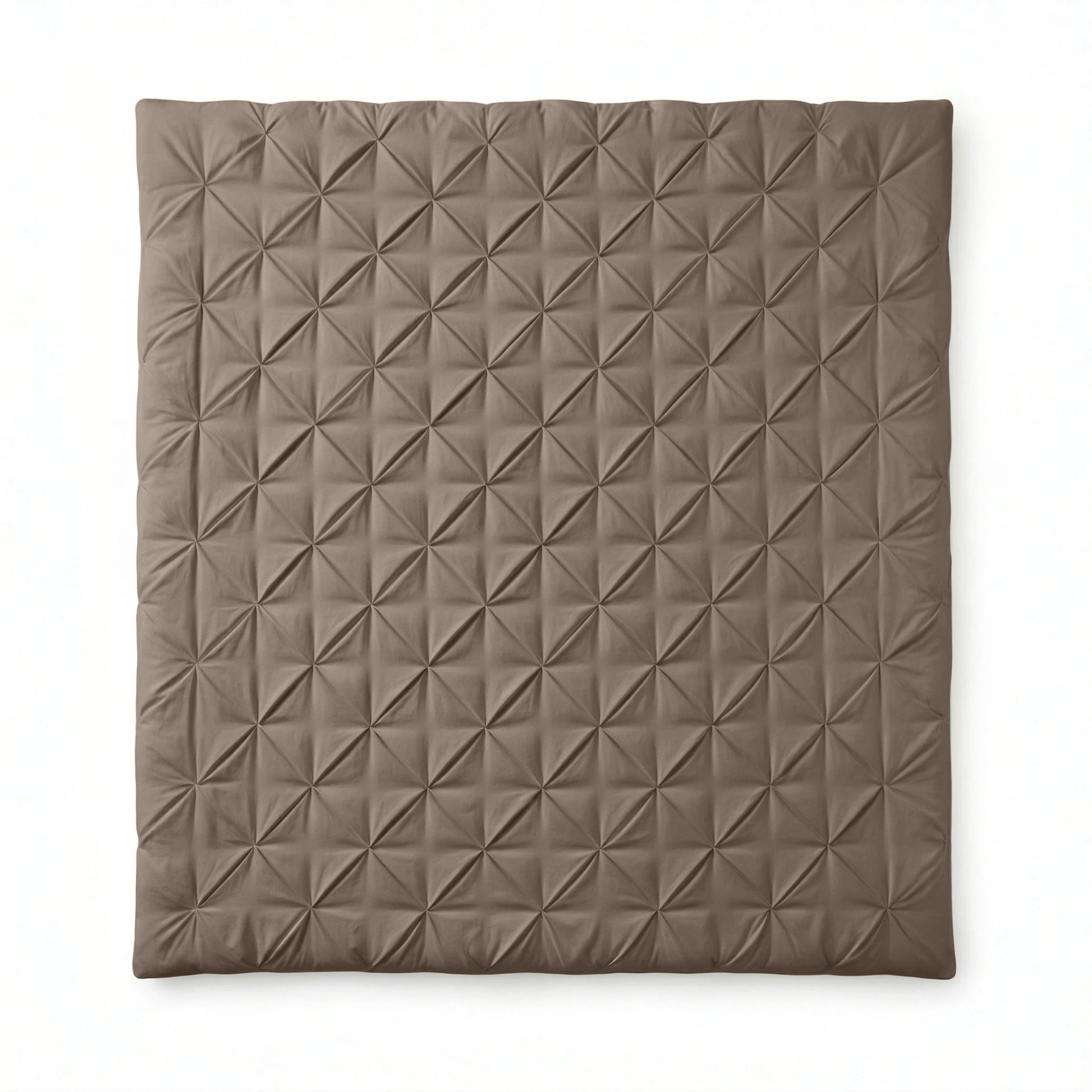 Sleeptime Lazy dekbed zonder overtrek Pintuck - Excl. kussensloop - Taupe - deken