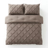 Sleeptime Lazy dekbed zonder overtrek Pintuck - Excl. kussensloop - Taupe - tweepersoons