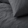 Sleeptime Lazy dekbed zonder overtrek Rafa - Incl. kussensloop - Grijs - detail stof