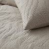 Sleeptime Lazy dekbed zonder overtrek Rafa - Incl. kussensloop - Taupe - detail stof