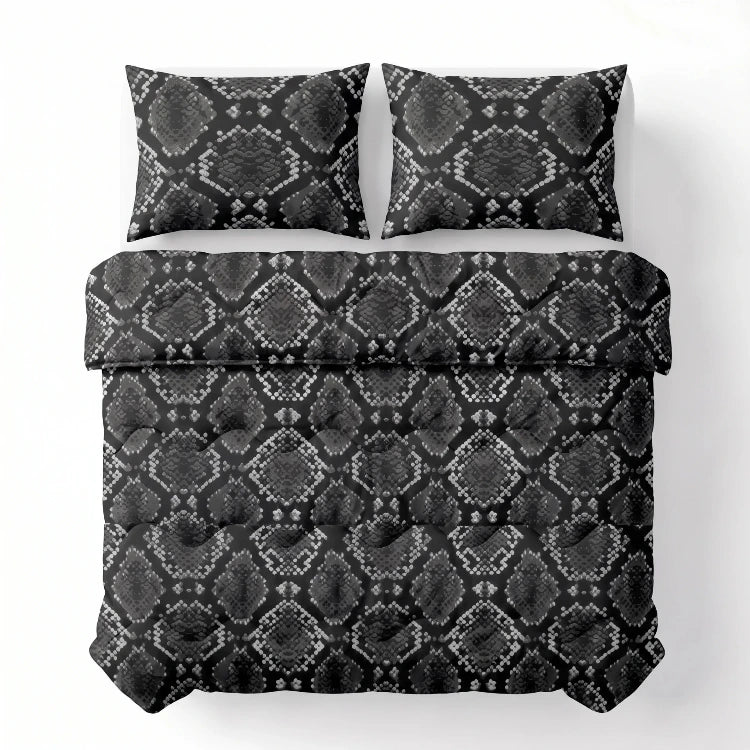 Sleeptime Lazy dekbed zonder overtrek Riley incl. kussensloop - antraciet - tweepersoons