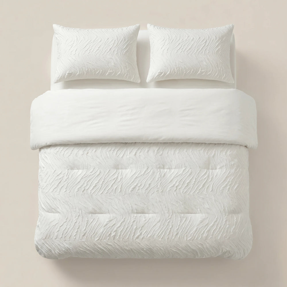 Sleeptime Lazy dekbed zonder overtrek Salva - Incl. kussensloop - Beige - bovenaanzicht