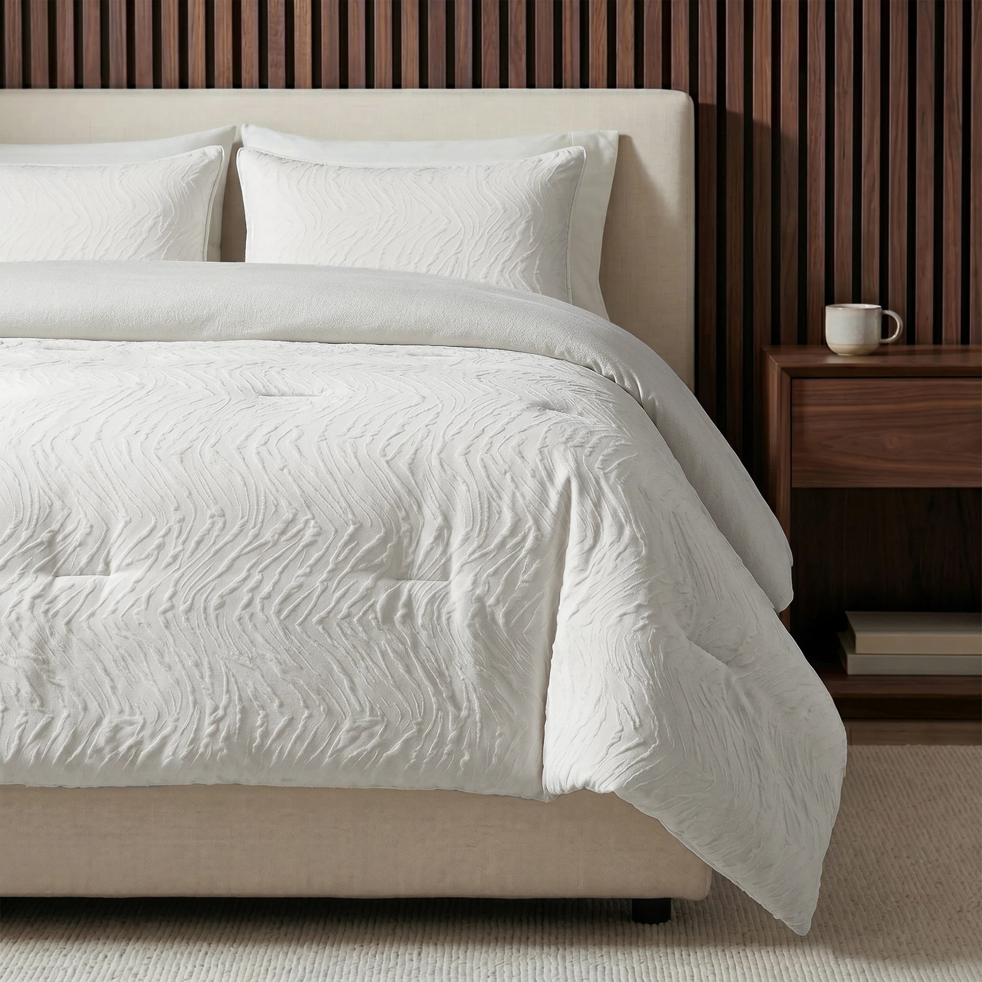 Sleeptime Lazy dekbed zonder overtrek Salva - Incl. kussensloop - Beige - kamerfoto
