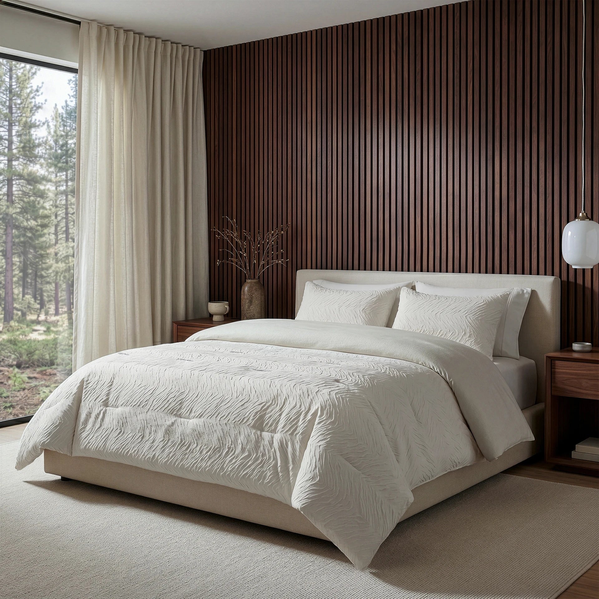 Sleeptime Lazy dekbed zonder overtrek Salva - Incl. kussensloop - Beige - sfeerimpressie
