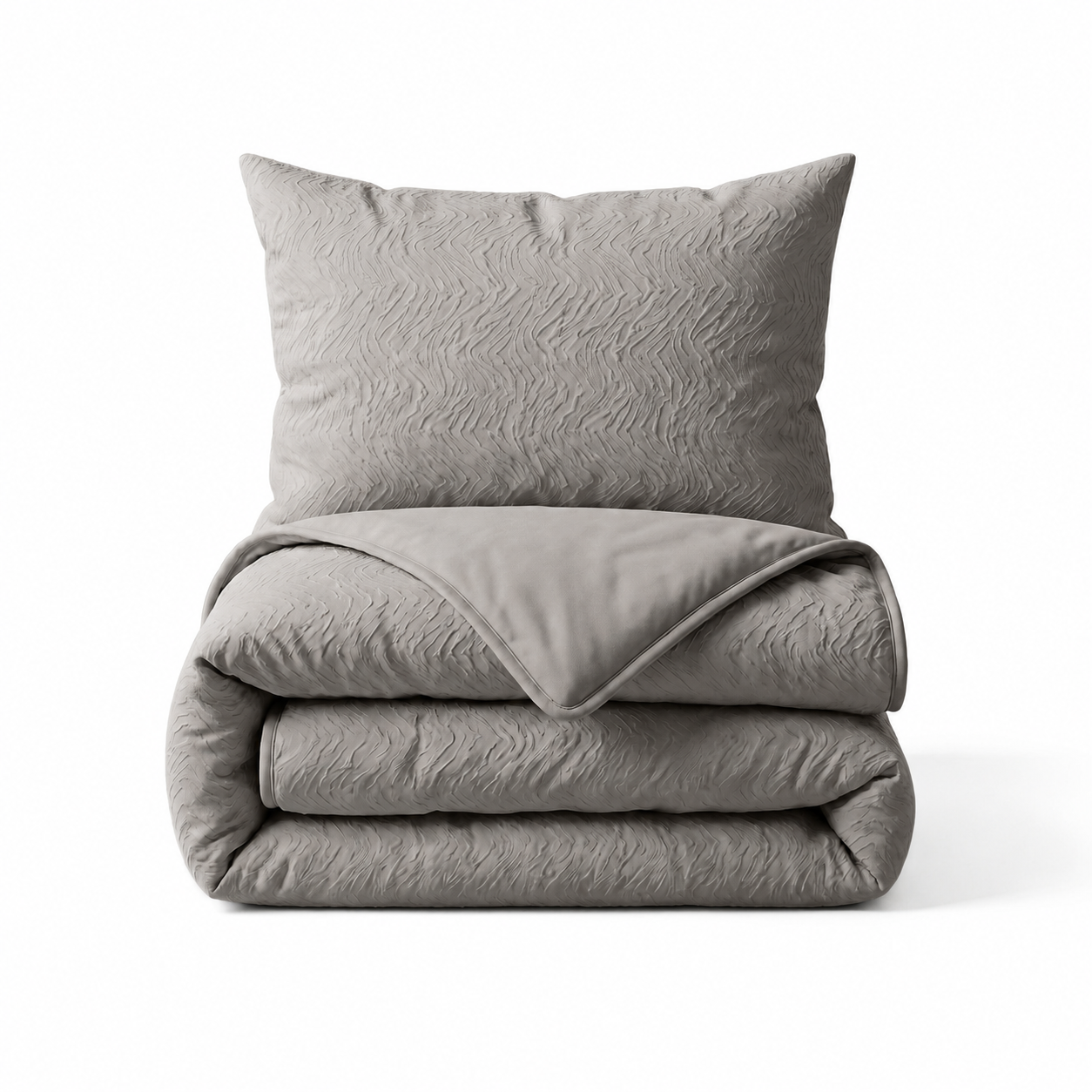Sleeptime Lazy dekbed zonder overtrek Salva - Incl. kussensloop - Taupe - met kussensloop