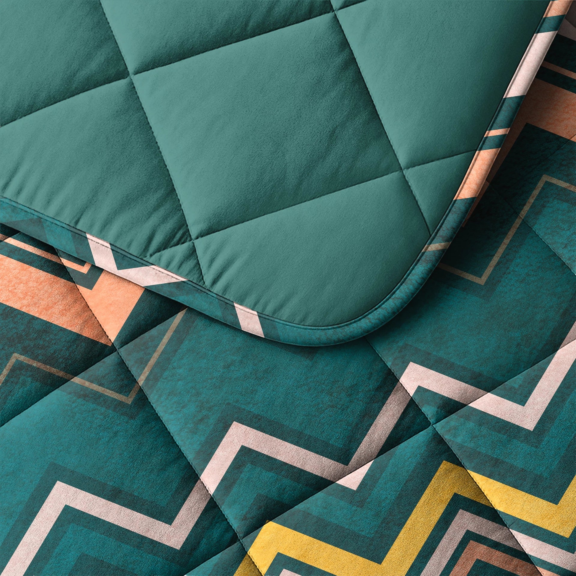 Sleeptime Lazy dekbed zonder overtrek Scala incl. kussensloop - Donkergroen