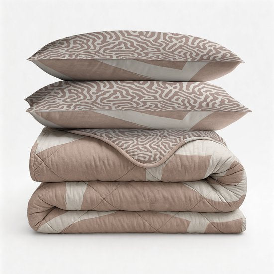 Sleeptime Lazy dekbed zonder overtrek Shapes - incl. kussensloop