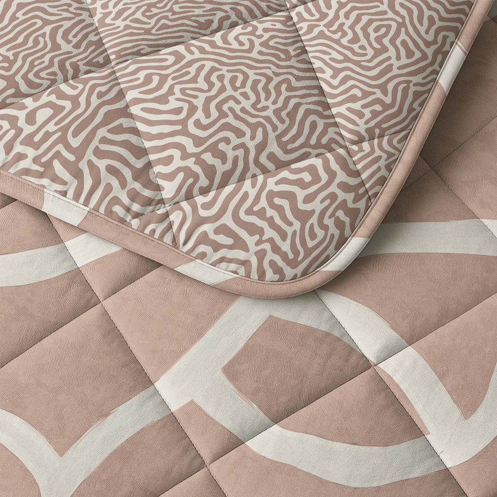 Sleeptime Lazy dekbed zonder overtrek incl. kussensloop - Shapes
