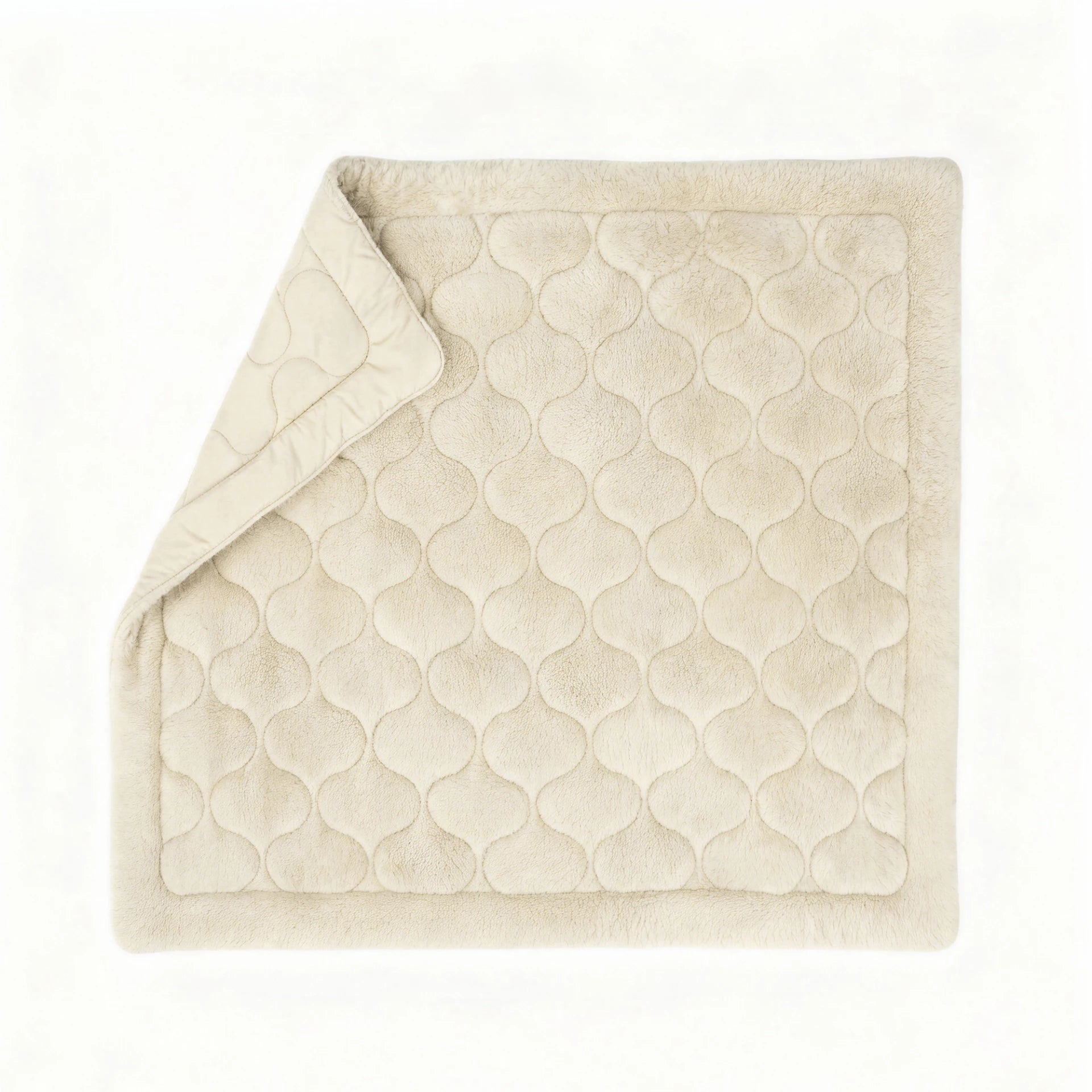 Sleeptime Lazy dekbed zonder overtrek Teddy incl. kussensloop - Beige - deken