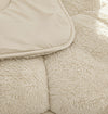 Sleeptime Lazy dekbed zonder overtrek Teddy incl. kussensloop - Beige - detail