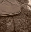 Sleeptime Lazy dekbed zonder overtrek Teddy incl. kussensloop - Bruin - closeup