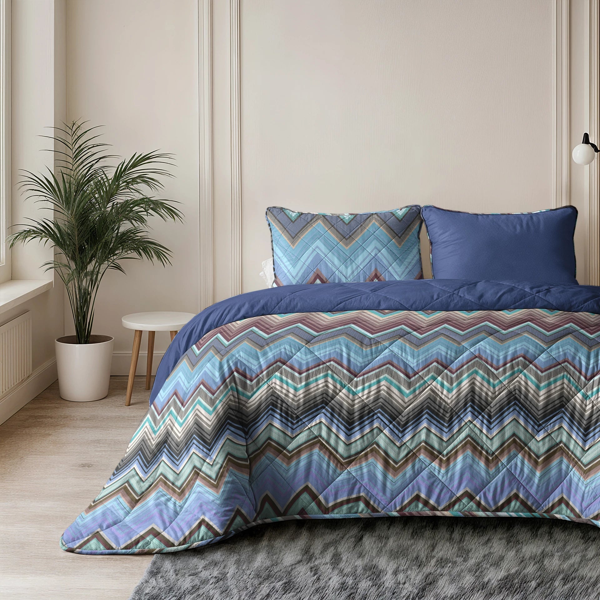 Sleeptime Lazy dekbed zonder overtrek Tilly incl. kussensloop - Blauw