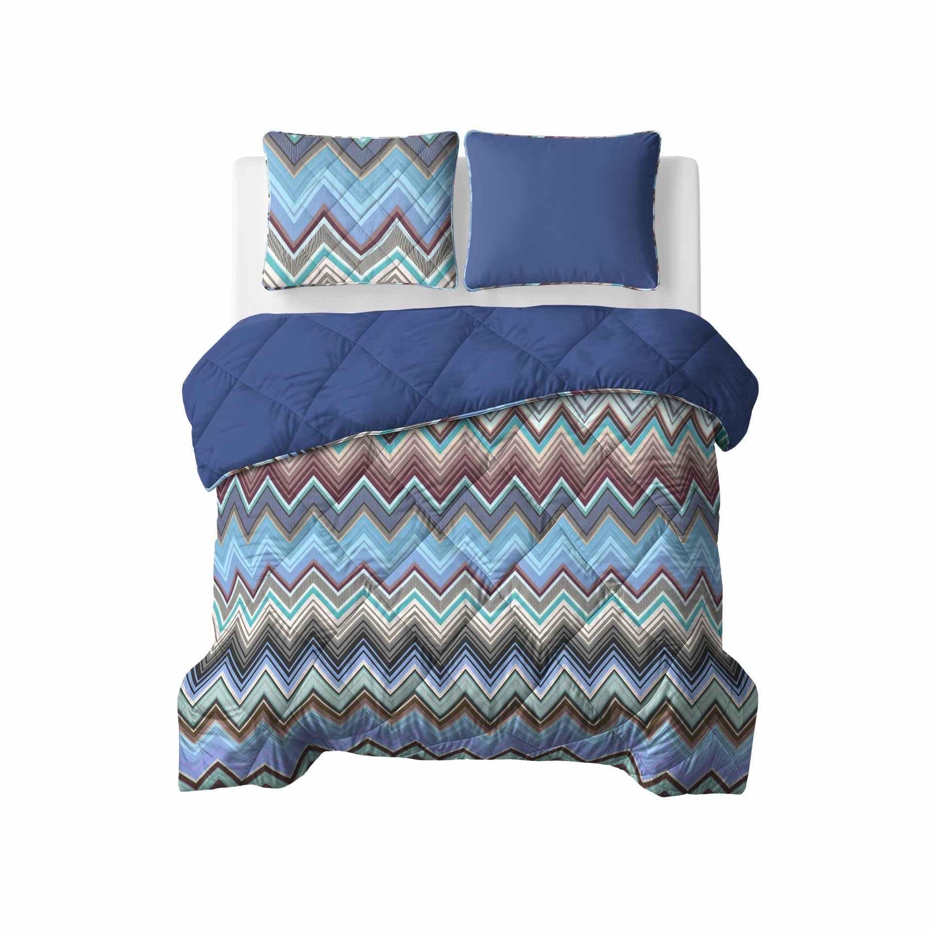 Sleeptime Lazy dekbed zonder overtrek Tilly incl. kussensloop - Blauw