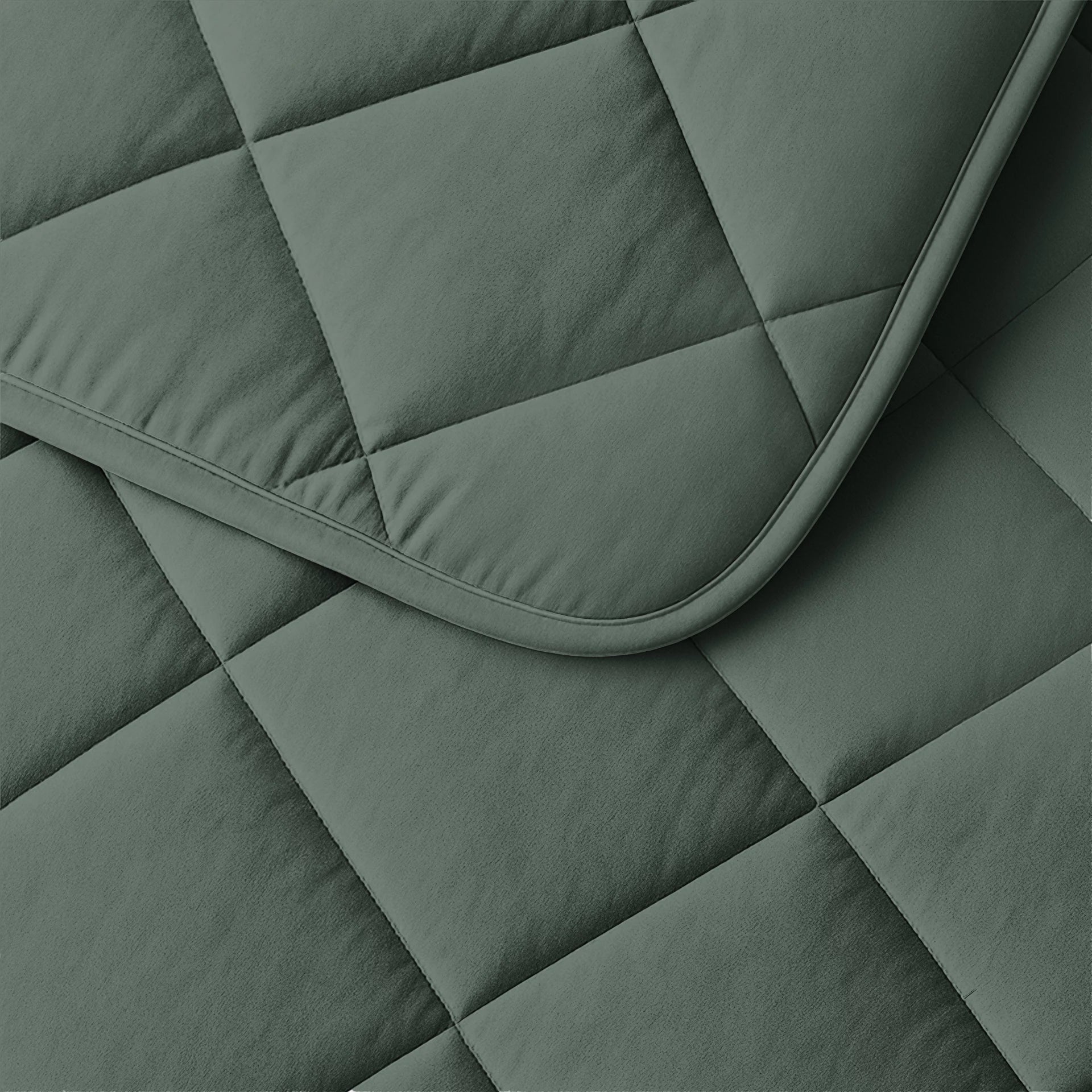 Lazy dekbed zonder overtrek inclusief kussensloop - Groen