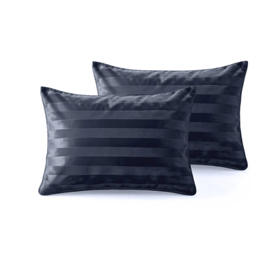 Sleeptime Lazy kussenslopen Hotel Velvet - Navy - Per 2 stuks