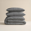Sleeptime Pure dekbedovertrek Vintage - antraciet - Katoen - productfoto